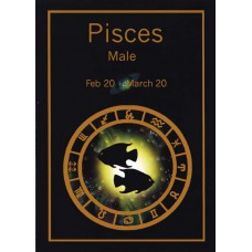 GREETING CARD PISCES-MALE